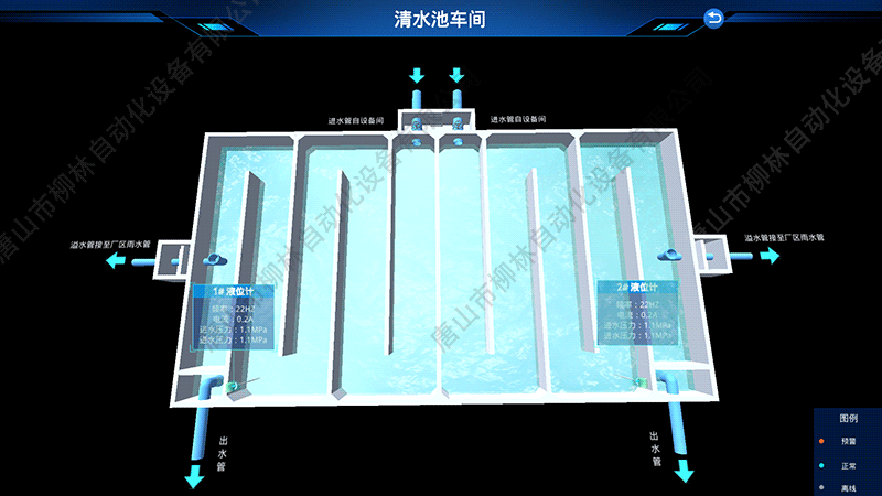 數(shù)字孿生清水間界面